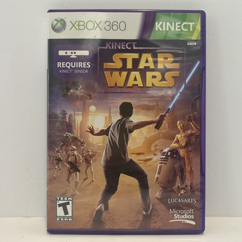 Microsoft Xbox 360 Kinect Motion Sensor Bar 1473 & 3 Games Bundle Tested& Works