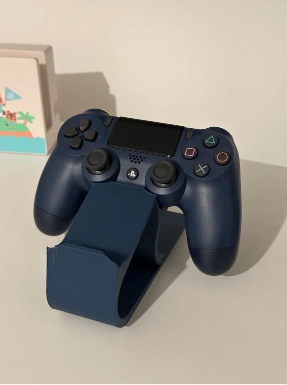 3D Printed Dual PS4 Controller Stand – Compact & Durable Gamepad Holder