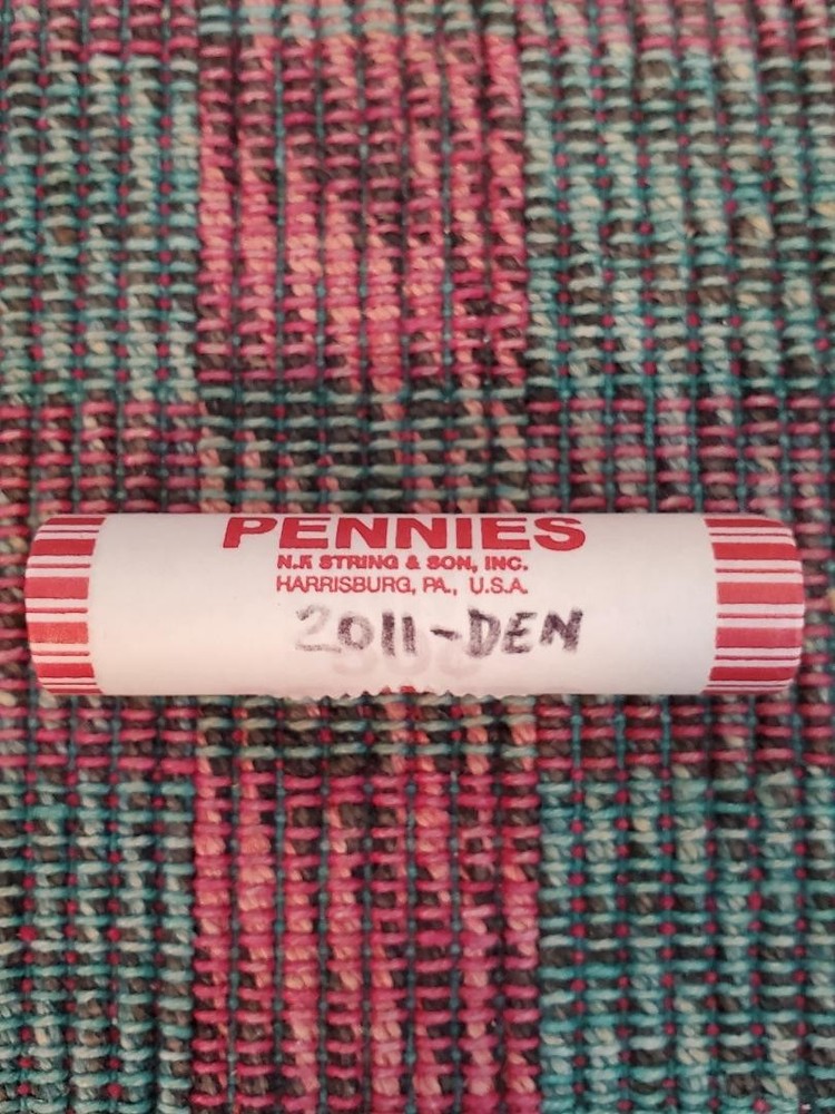 2011-D SHIELD PENNY ROLL UNC
