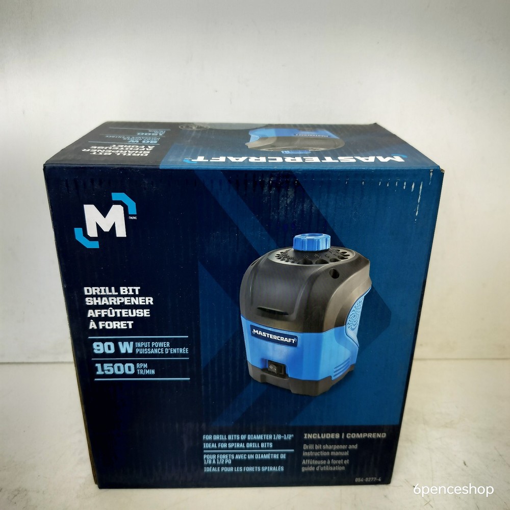 Mastercraft 054-0277-4 Drill Bit Sharpener 1/8-1/2"