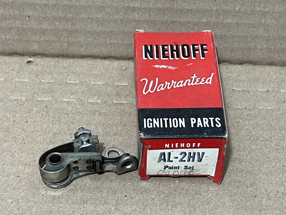 Genuine Niehoff Ignition Parts #AL-2HV Points Set NOS