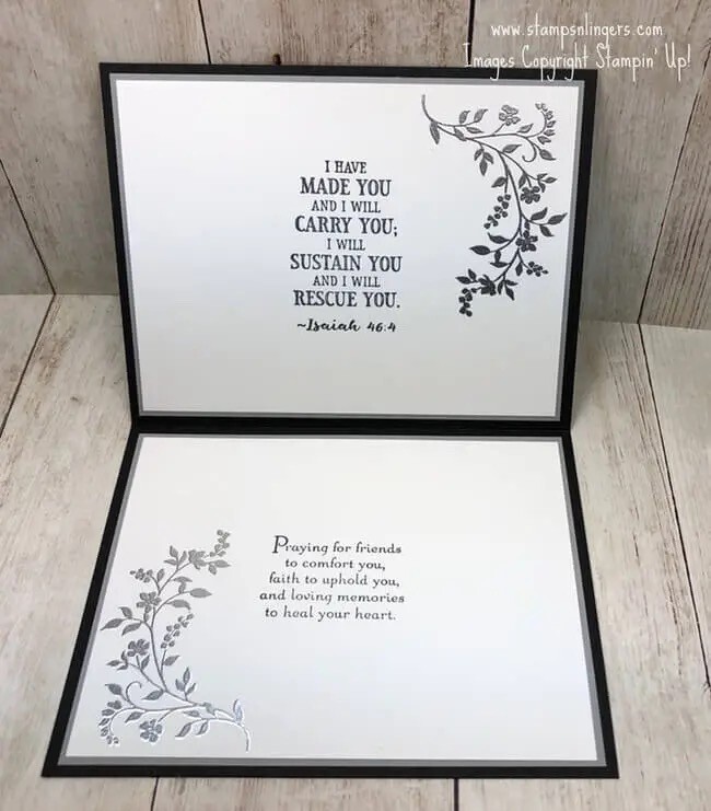 Stampin' Up! THOUGHTS & PRAYERS 2 Case Set - Perfect Sentiments #414