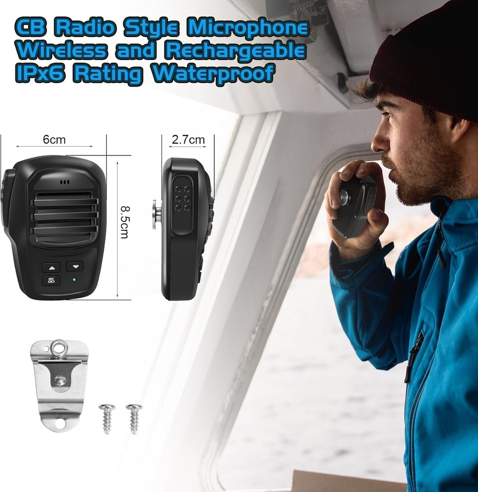 Velex Waterproof Bluetooth Marine Audio Receiver Wireless 2 Channel