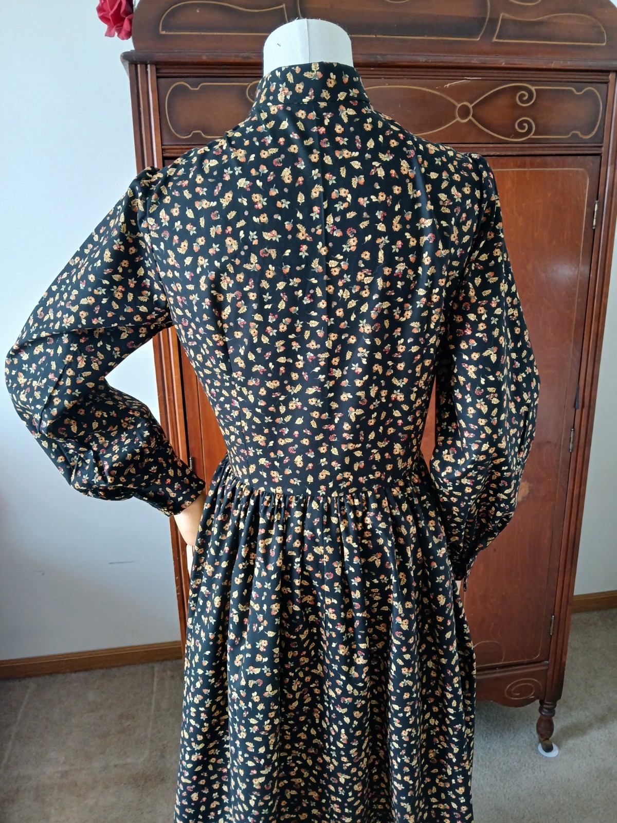 USA Handmade Old West Dress Historic Costume Pioneer Victorian XS - CLEARANCE