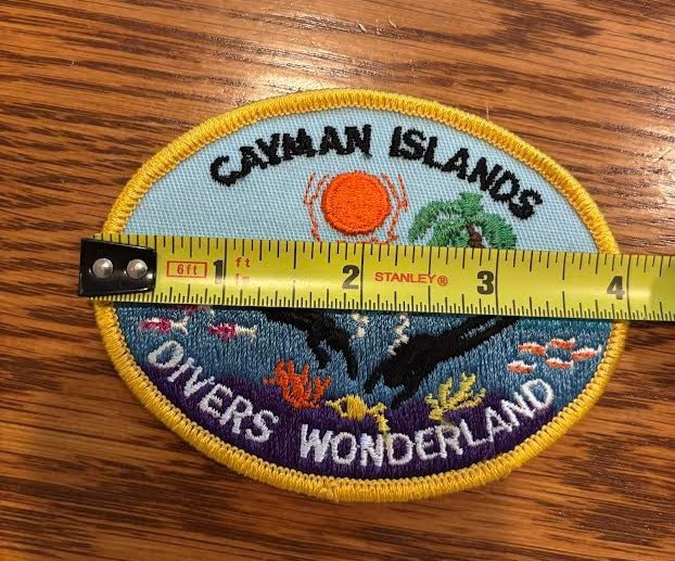 Cayman Island Diver Wonderland patch