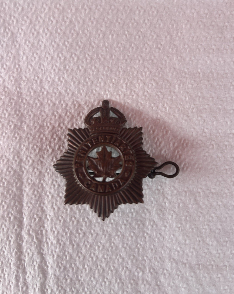 Canadian Penitentiary Badge WWll