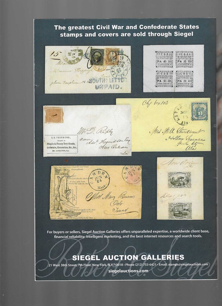 Civil War Philatelist, First 1/4, 2026