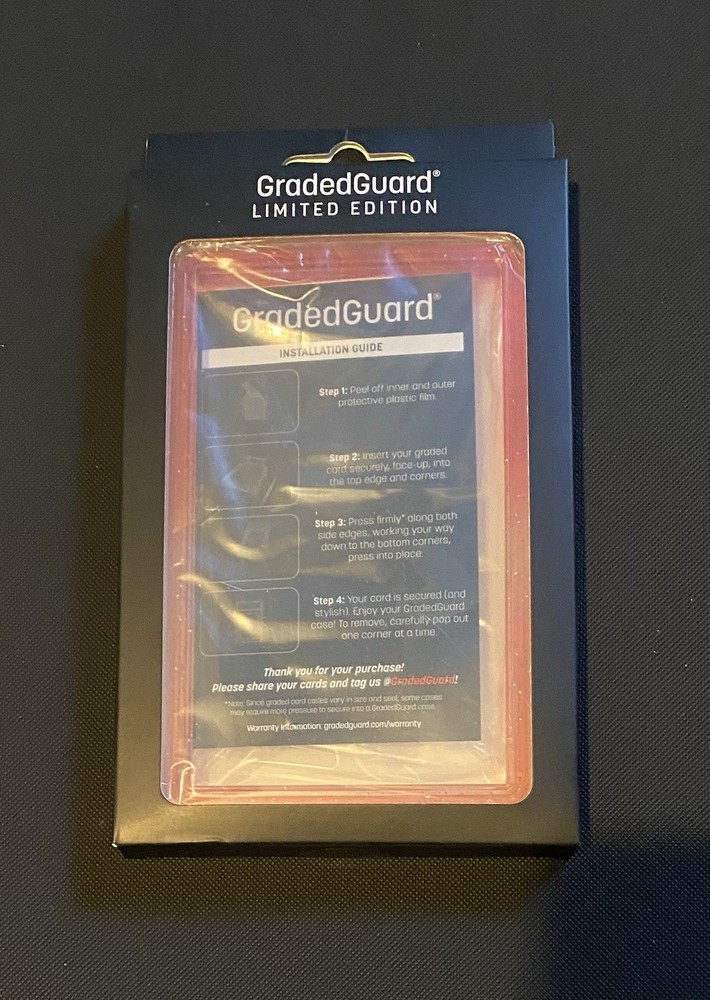 GradedGuard PSA Graded Case Guard Protector Rose Limited Edition Original New