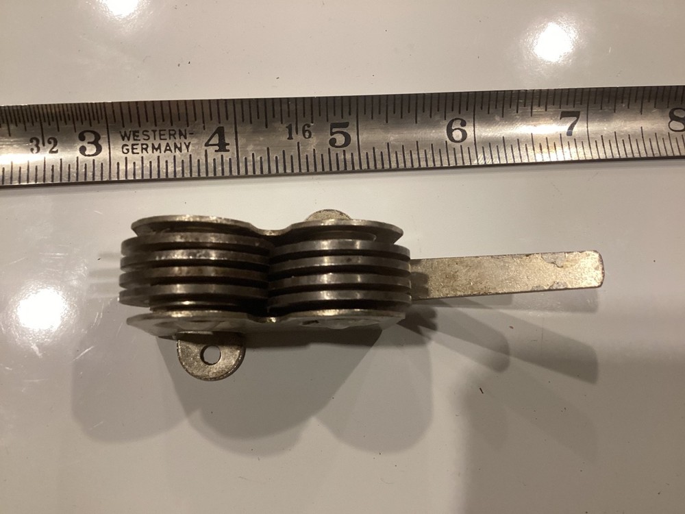 Vintage EKCO Manual Pull Thru Knife Sharpener USA no handle