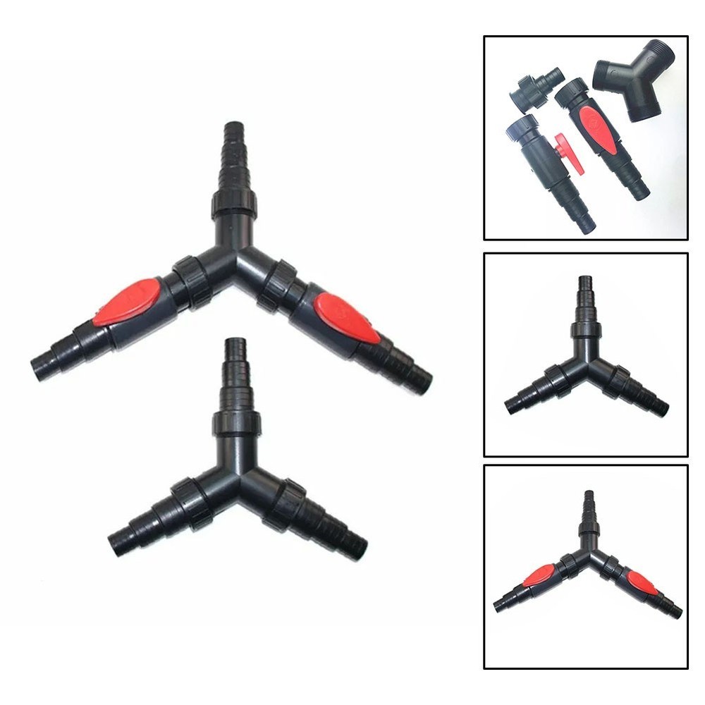 Efficient Pond Hose Connector Split Multiple Sizes with Y Water Distributor