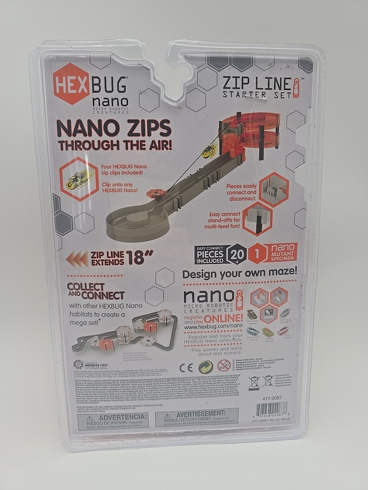 HexBug Nano Robot Toy Zip Line Starter Set Missing Hex Bug