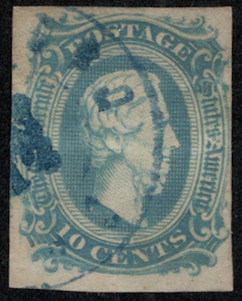 MALACK Confed 11 F/VF, blue cancel, nice color! k2766