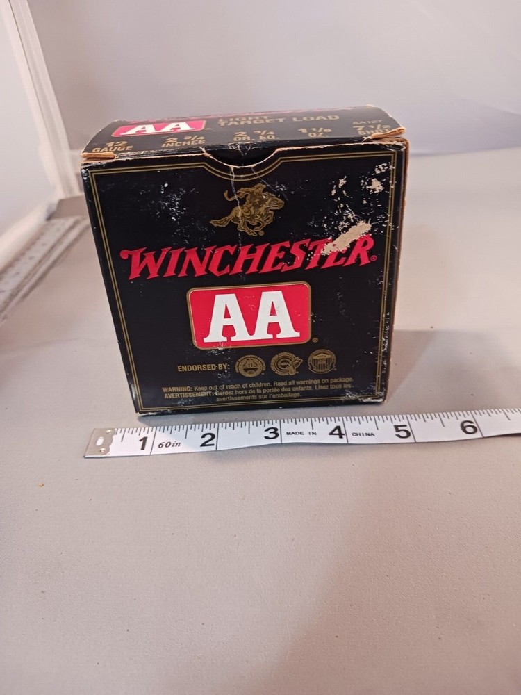 WINCHESTER AA BOX FOR SHOTGUN SHELLS       BOX ONLY