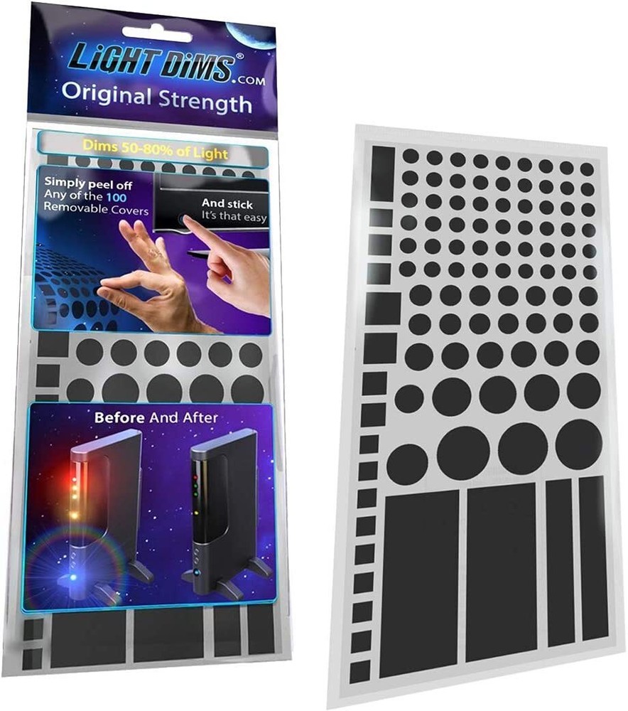 LightDims Original Strength Light Dimming LED Covers- Light Dimming Sheet
