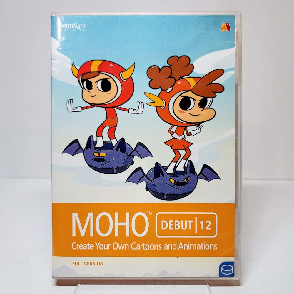 Moho Debut 12 Full Version Windows Mac Animation Software Smith Micro MHD12HDVD