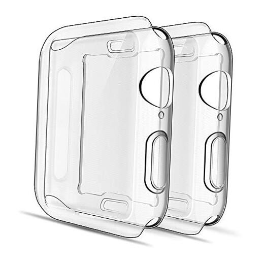 2PACK Soft Screen Protector Case Compatible with 40mm-Series4/5/6/SE Clear