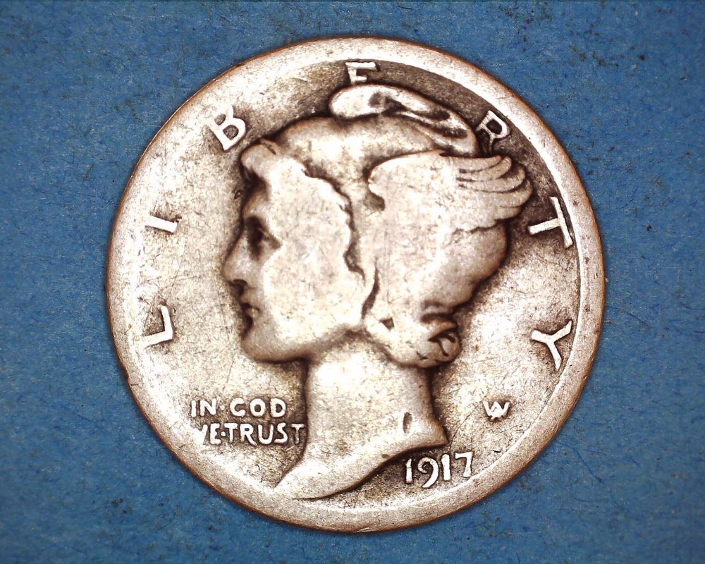 1917 MERCURY DIME***~110-6B