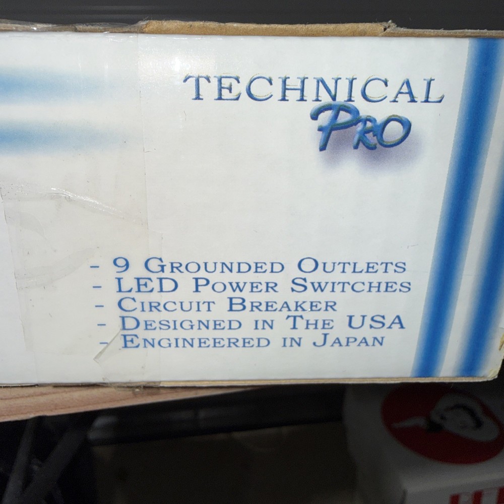 Technical Pro PS-B9 Rack Mount AC Switch. New In Box.