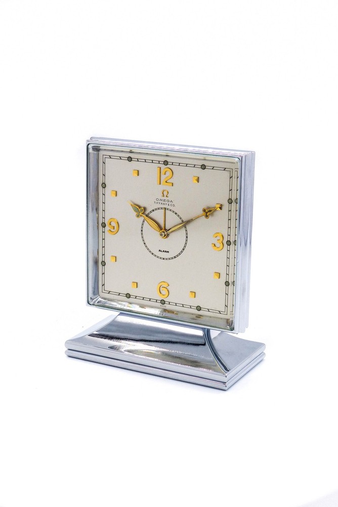 Omega Style clock alarm clock Art Déco 40's