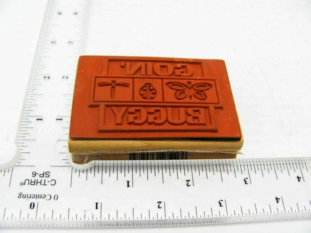 Goin Buggy Rubber Stamp - Stamp Set A108