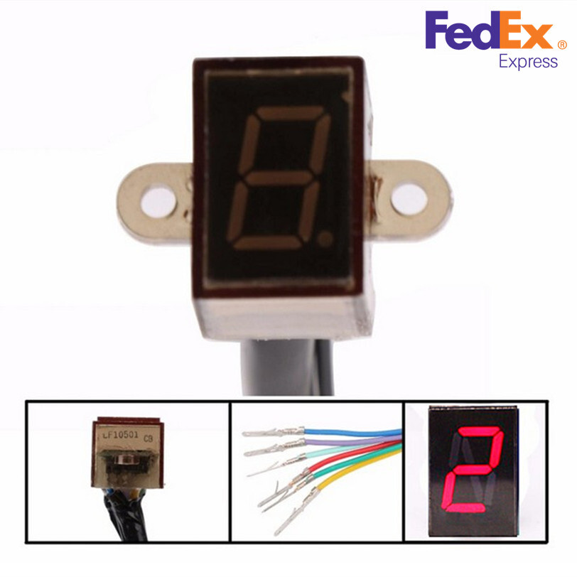 Universal 6 Speed N-6 Digital Gear Indicator Shift Lever Sensors Gear Display