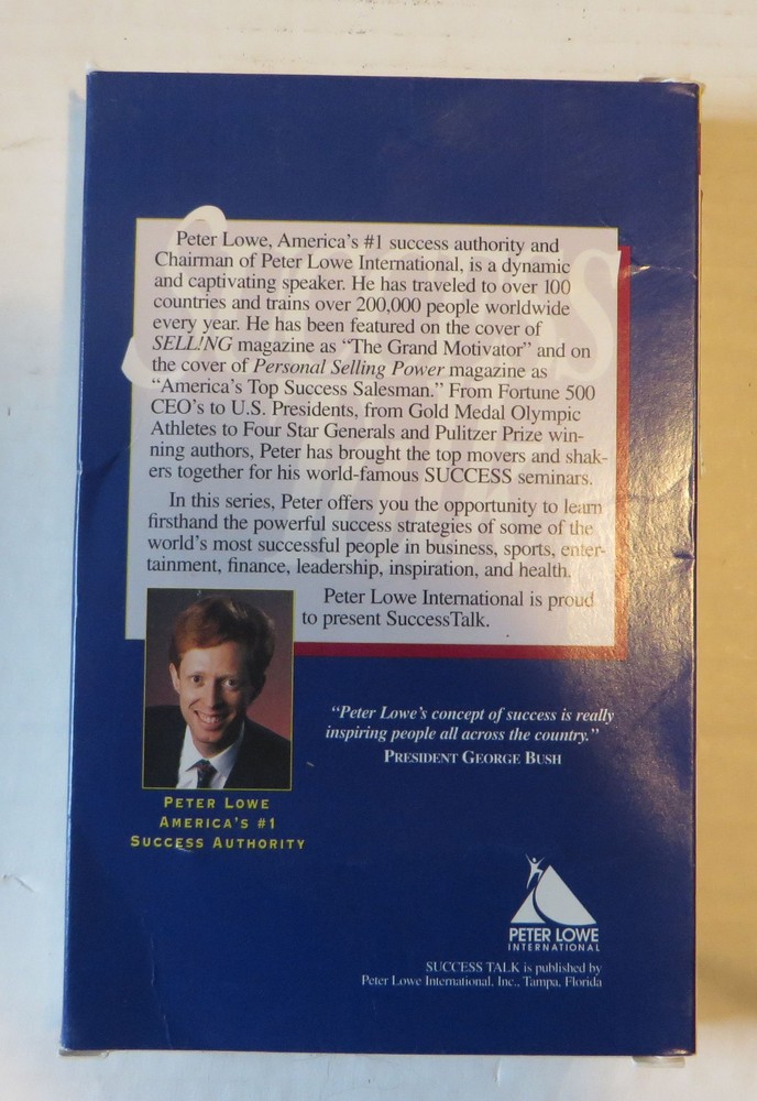 Peter Lowe Success Talk Casette Celebrity Interview Mikhail Gorbachev