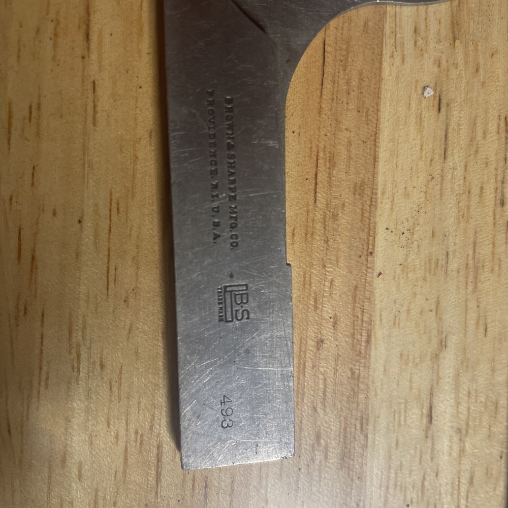 Brown & Sharpe 493 BEVEL PROTRACTOR, 12"