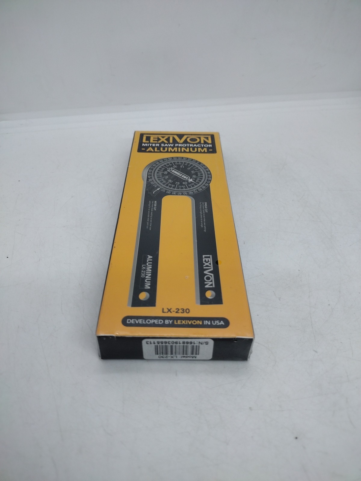 Aluminum Miter Saw Protractor | 7-Inch Rust Proof Angle Finder Featuring Prec...