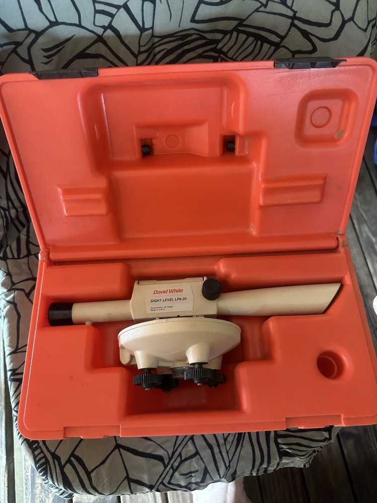 David White Sight Level LP6-20 With Case USA