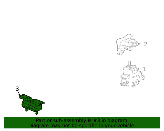 Genuine GM Trans Mount 84653921