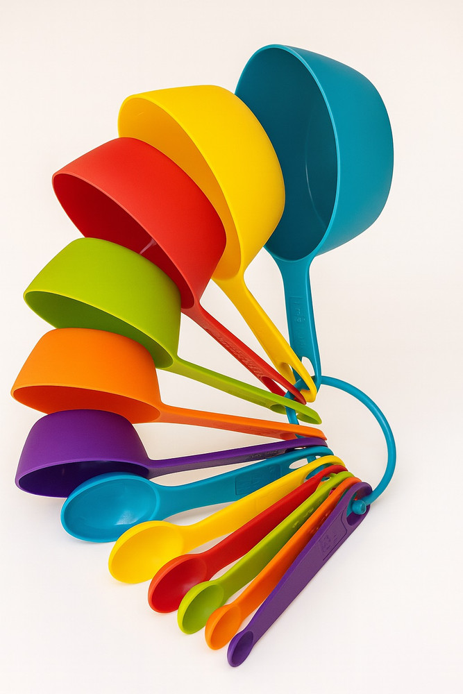 Colorful Measuring Cups & Spoons Set