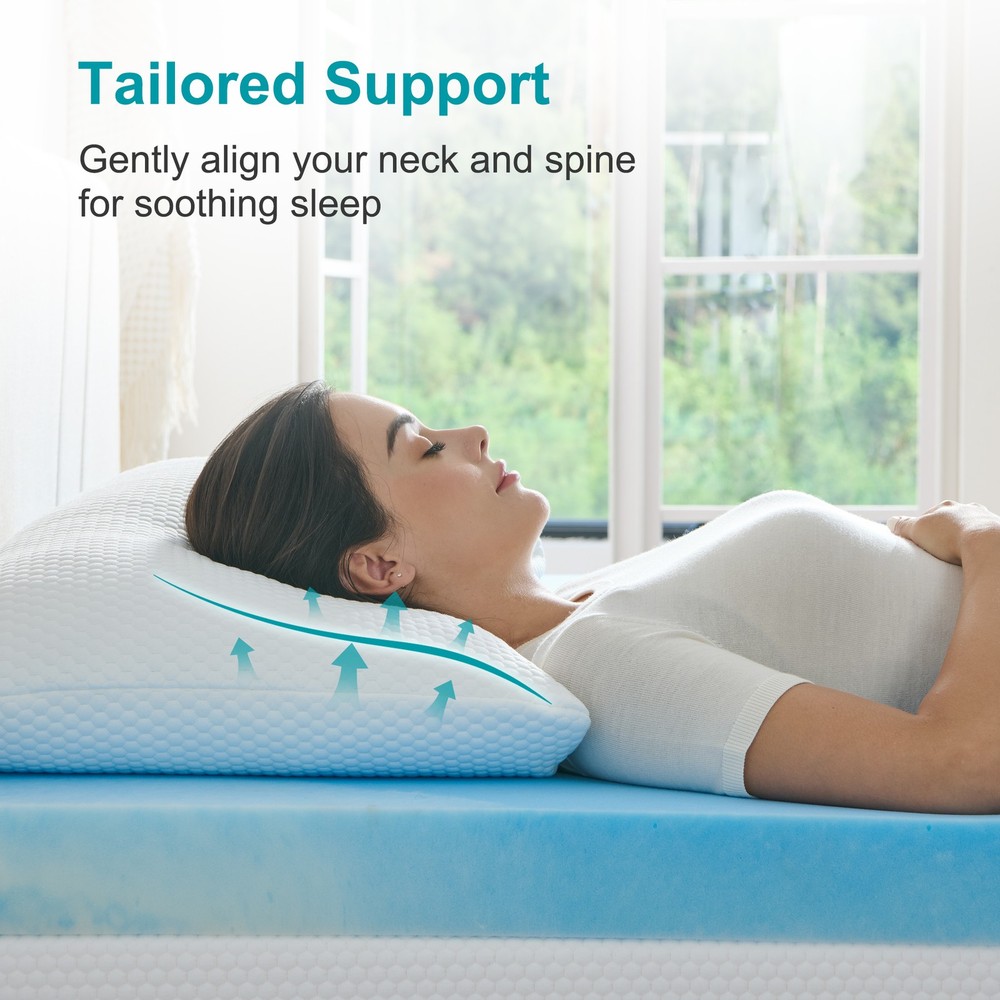 Sleremind Queen Pillow Down Alternative Fill Hotel Grade Soft Support