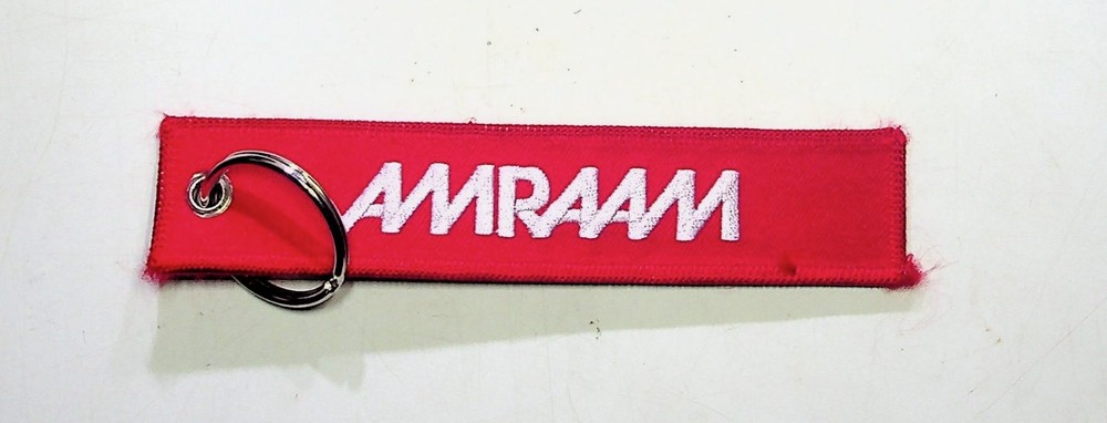 Aviation Keychain Remove Before Flight AMRAAM Red Tag Streamer