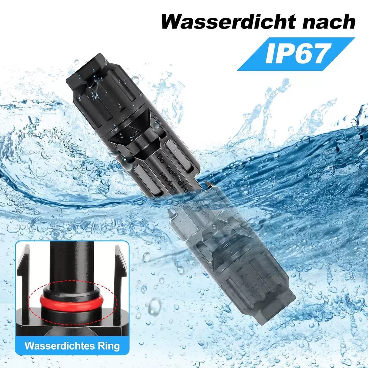 10Set Male Female Wire Cable Connector Set Solar Panel Waterproof Connector