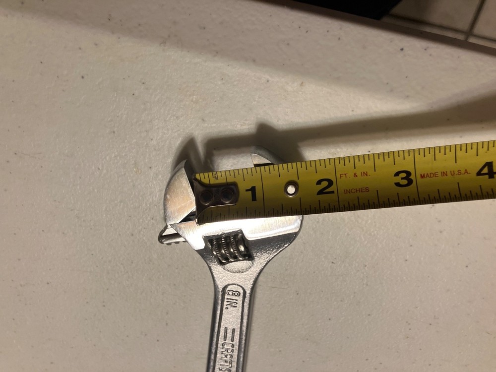 Craftsman Adjustable Wrench 8” Vintage