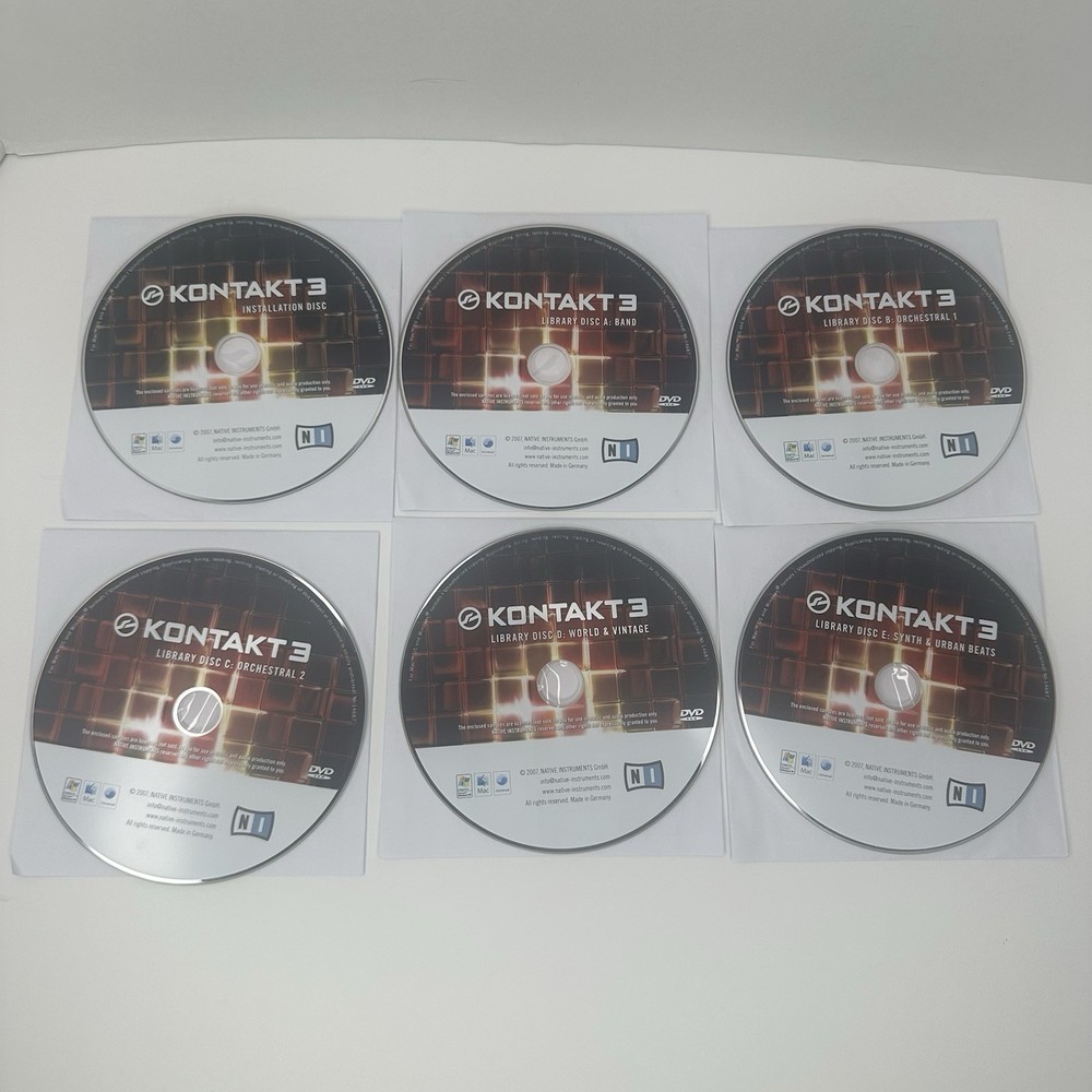 Native Instruments Kontakt 3 Extensive Professional Virtual Sampler Library Set