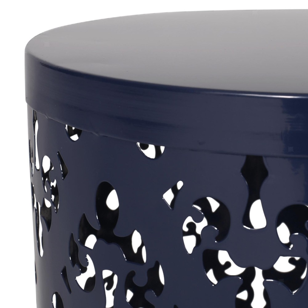 Outdoor Metal End Table -Large