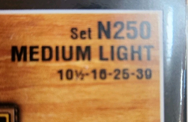 GHS N250 Mandolin Strings (Pure Nickel) Medium Light