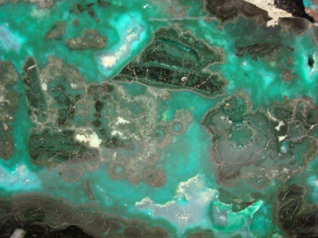 chrysocolla 4 slabs bisbee mine