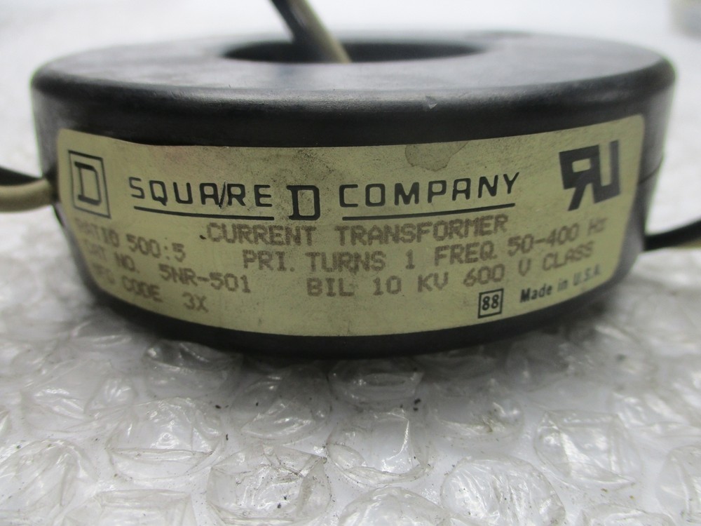 SQUARE D 5NR-501 TRANSFORMER UNMP