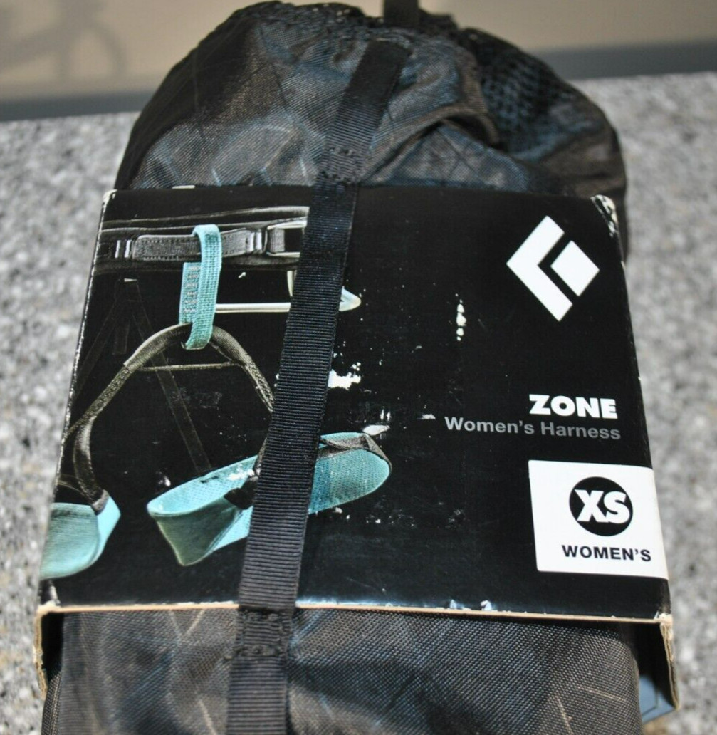 Black Diamond Zone Women’s Climbing Harness Sz XS, NOS FAST SHIP