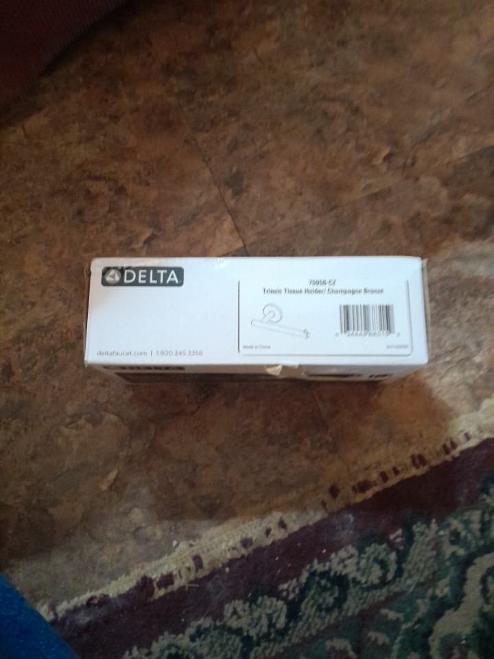 Delta 75950-SS Trinsic Single Bar Tissue Holder Champagne Bronze