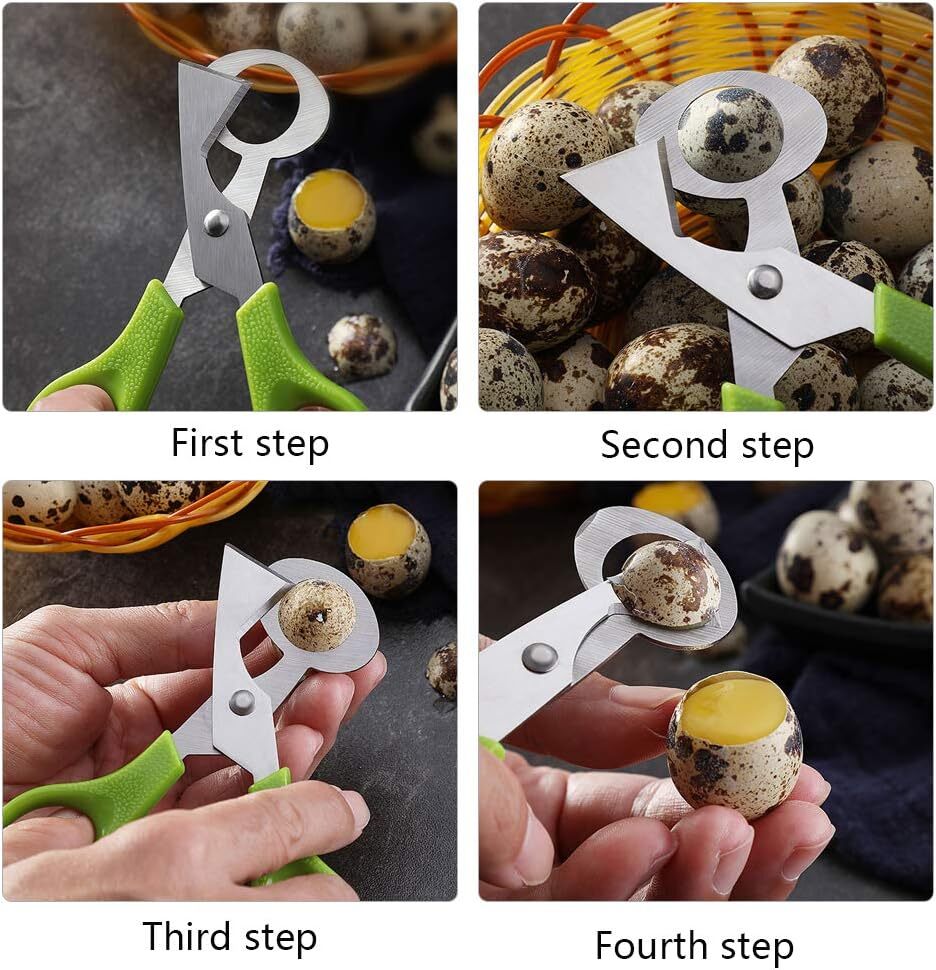Quail Roast egg scissors eggshell scissors eggshell opening divider scissors Lot