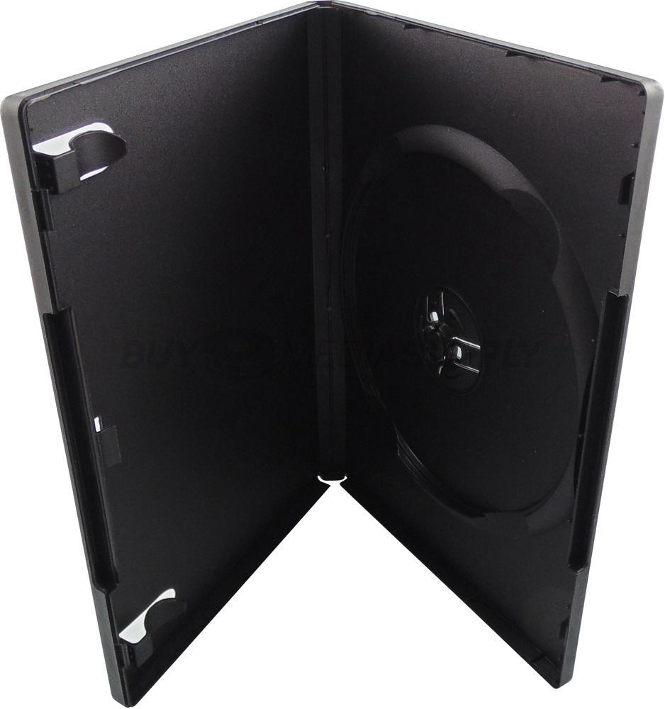 14mm Standard Black 1 Disc DVD Case Machine Grade Lot