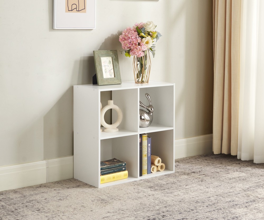 Mainstays 4 Cube Storage Organizer, White