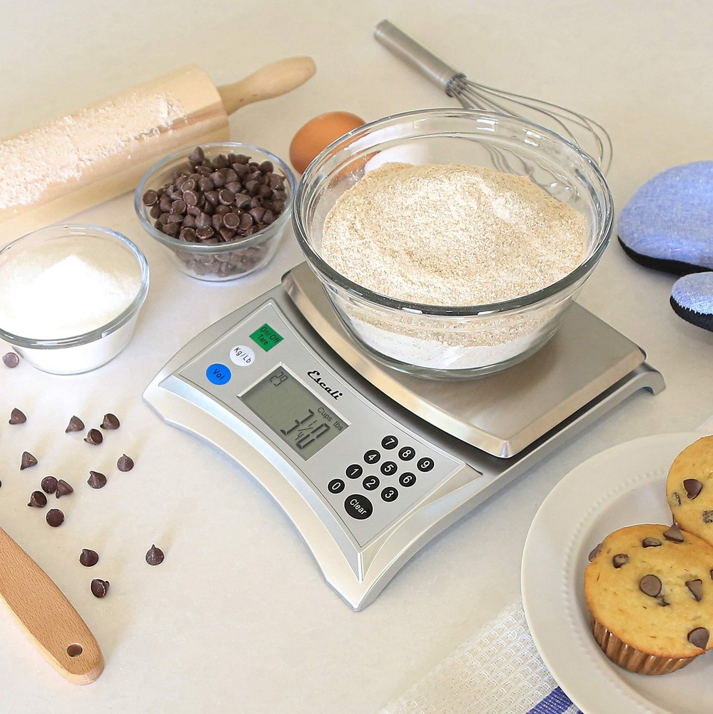 Escali Pana V136 Large Volume Measuring Kitchen/Baking/Cooking Scale, Preprogram