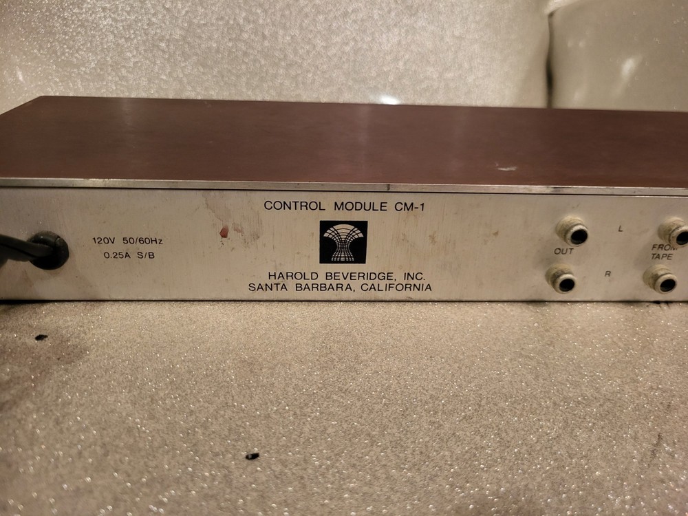 Vintage Harold Beveridge Control Module Cm-1 Control Unit