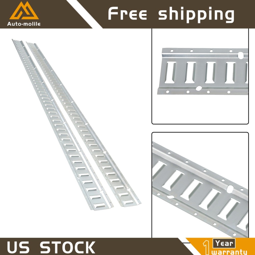 Durable 32 Pack 8' E Track Tie Down Rail Syste Portable Multi Purpose Galvanized