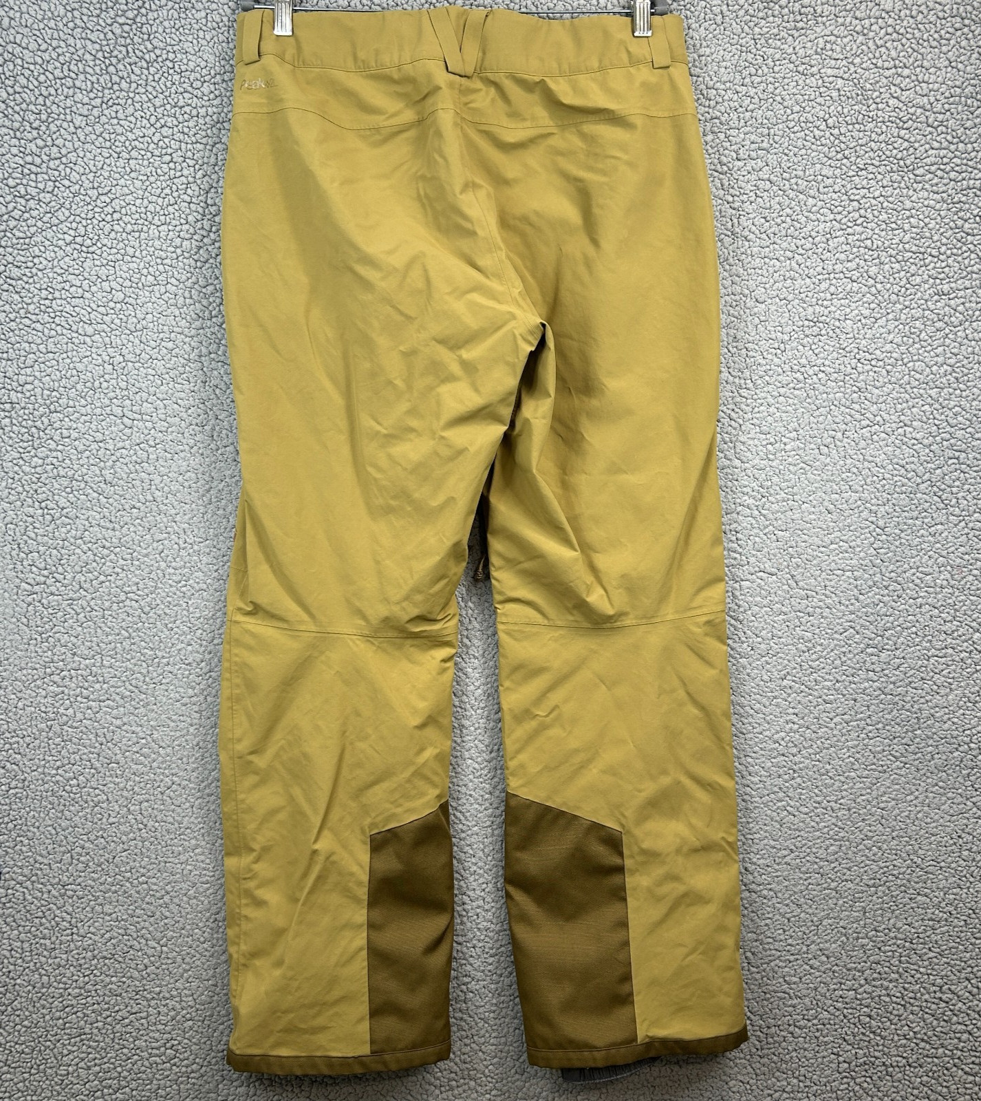 REI CO-OP Powderbound Mens Large Beige Tan Insulated Ski Snowboard Snow Pants