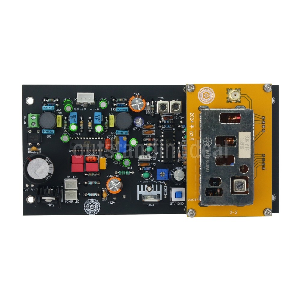 FE306 FM Tuner LA1235 Decoding Stereo with BP Electrodeless and WIMA Capacitor-
